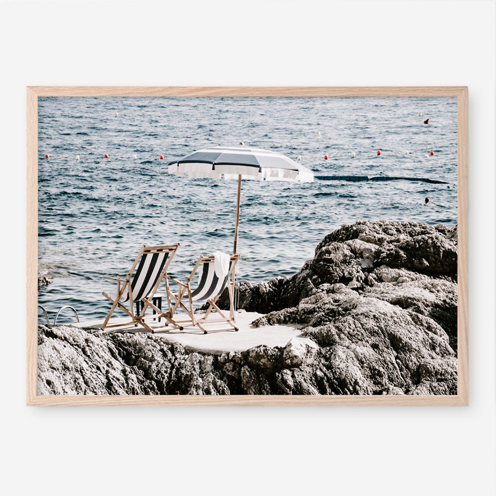 Shop Fontelina Chairs V Photo Art Print a coastal themed photography wall art print from The Print Emporium wall artwork collection - Buy Australian made fine art poster and framed prints for the home and your interior decor, TPE-1048-AP
