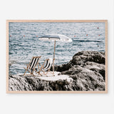 Shop Fontelina Chairs V Photo Art Print a coastal themed photography wall art print from The Print Emporium wall artwork collection - Buy Australian made fine art poster and framed prints for the home and your interior decor, TPE-1048-AP