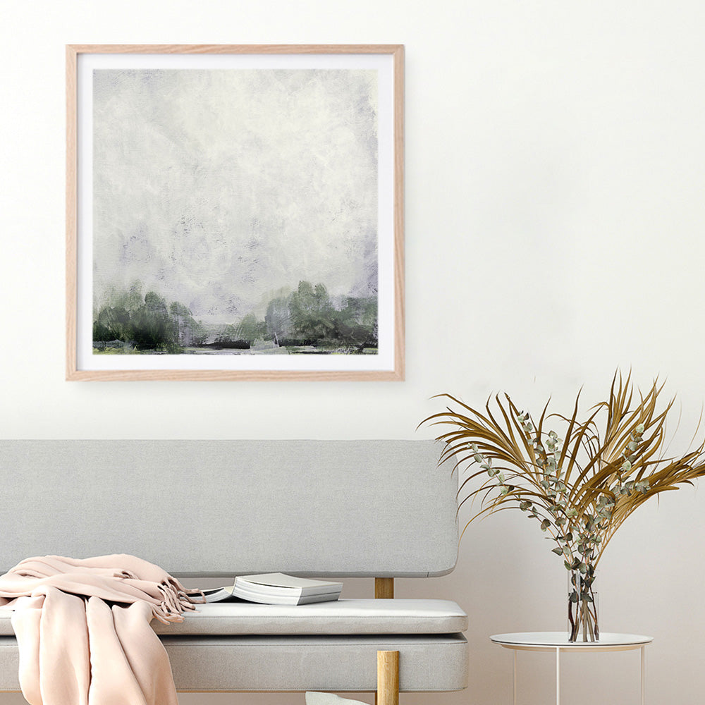 Shop Forest Edge (Square) Art Print a painted abstract themed wall art print from The Print Emporium wall artwork collection - Buy Australian made fine art painting style poster and framed prints for the home and your interior decor room, TPE-DH-159-AP