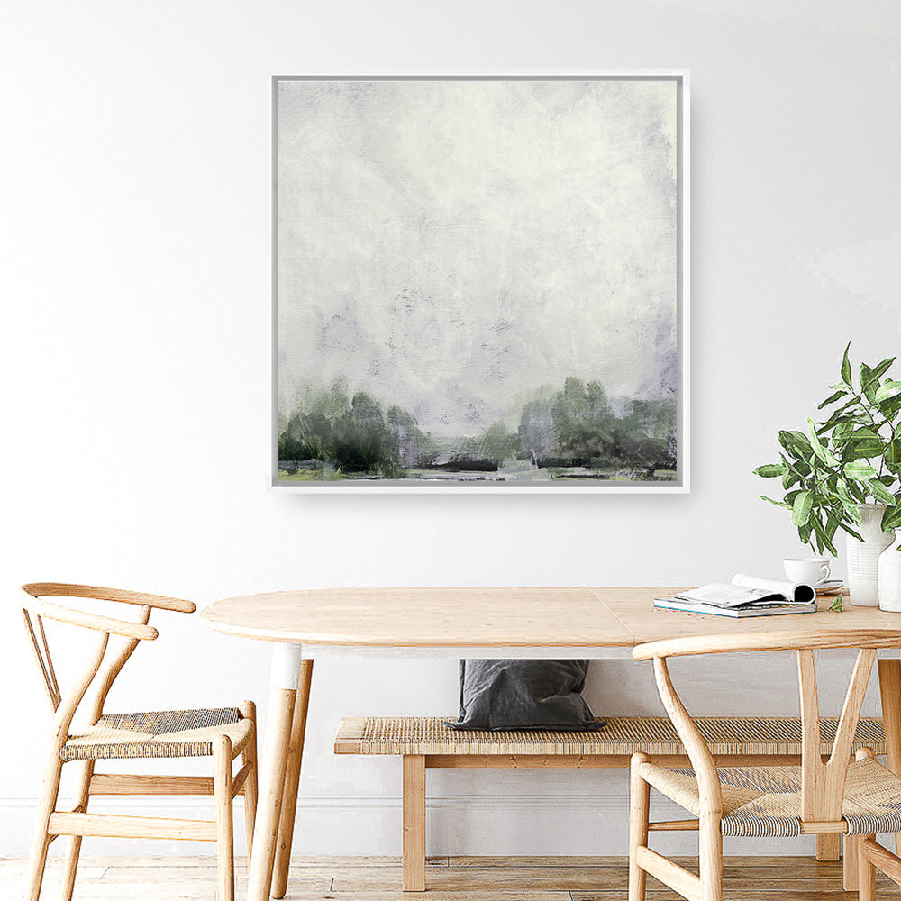 Shop Forest Edge (Square) Canvas Print a painted abstract themed framed canvas wall art print from The Print Emporium artwork collection - Buy Australian made fine art painting style stretched canvas prints for the home and your interior decor space, TPE-DH-159-CA-40X40-NF