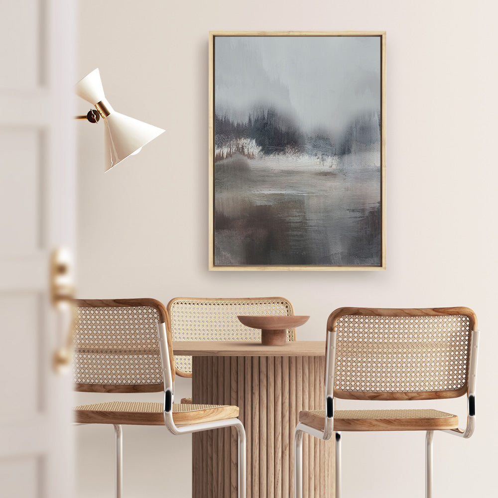 Shop Forest Lake Canvas Print a painted abstract themed framed canvas wall art print from The Print Emporium artwork collection - Buy Australian made fine art painting style stretched canvas prints for the home and your interior decor space, TPE-DH-349-CA-35X46-NF