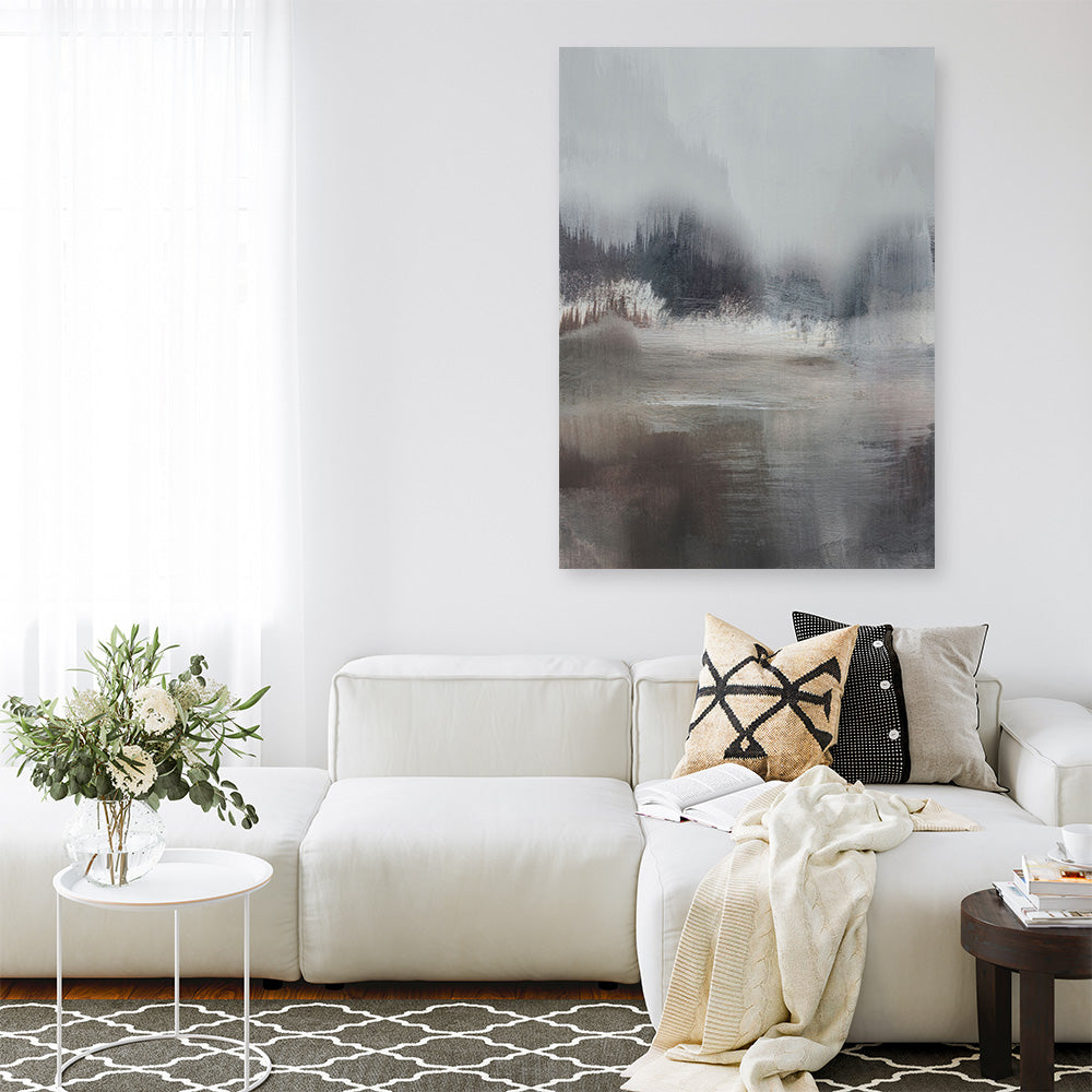 Shop Forest Lake Canvas Print a painted abstract themed framed canvas wall art print from The Print Emporium artwork collection - Buy Australian made fine art painting style stretched canvas prints for the home and your interior decor space, TPE-DH-349-CA-35X46-NF