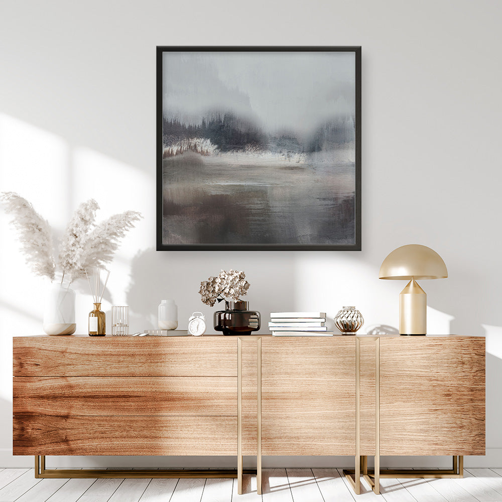 Shop Forest Lake (Square) Art Print a painted abstract themed wall art print from The Print Emporium wall artwork collection - Buy Australian made fine art painting style poster and framed prints for the home and your interior decor room, TPE-DH-158-AP