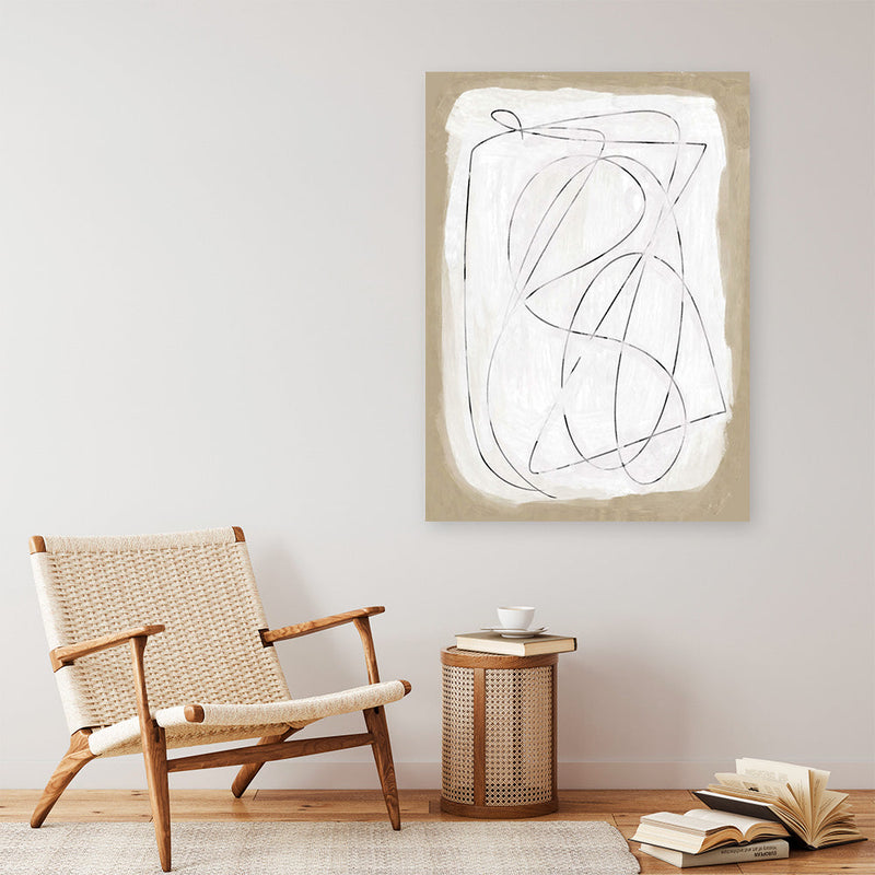 Shop Format Canvas Print a painted abstract themed framed canvas wall art print from The Print Emporium artwork collection - Buy Australian made fine art painting style stretched canvas prints for the home and your interior decor space, TPE-DH-351-CA-35X46-NF