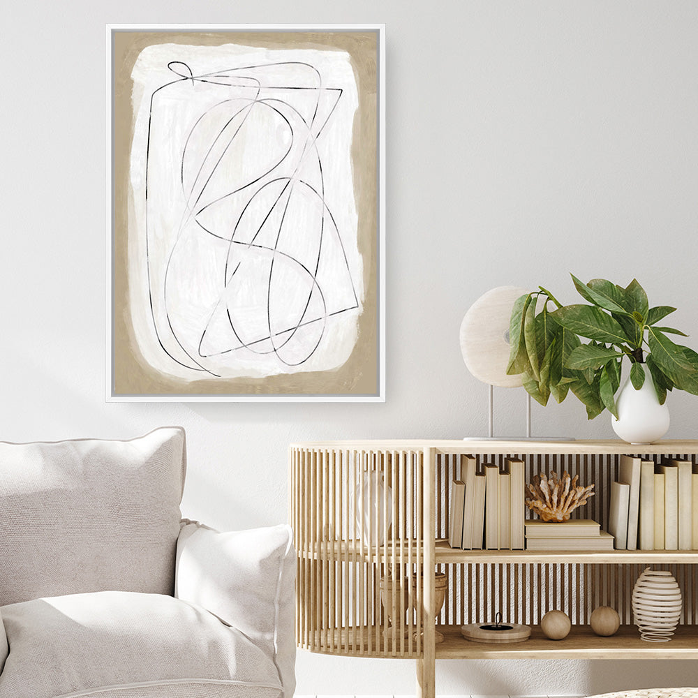 Shop Format Canvas Print a painted abstract themed framed canvas wall art print from The Print Emporium artwork collection - Buy Australian made fine art painting style stretched canvas prints for the home and your interior decor space, TPE-DH-351-CA-35X46-NF