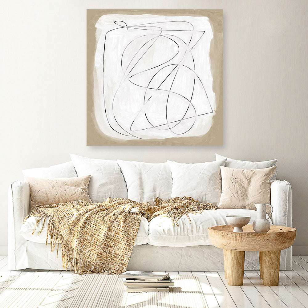 Shop Format (Square) Canvas Print a painted abstract themed framed canvas wall art print from The Print Emporium artwork collection - Buy Australian made fine art painting style stretched canvas prints for the home and your interior decor space, TPE-DH-160-CA-40X40-NF