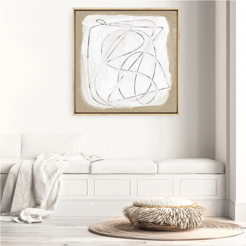 Shop Format (Square) Canvas Print a painted abstract themed framed canvas wall art print from The Print Emporium artwork collection - Buy Australian made fine art painting style stretched canvas prints for the home and your interior decor space, TPE-DH-160-CA-40X40-NF