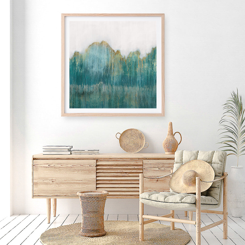 Shop Fortune I (Square) Art Print a painted abstract themed wall art print from The Print Emporium wall artwork collection - Buy Australian made fine art painting style poster and framed prints for the home and your interior decor room, TPE-PC-WS023-AP