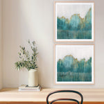 Shop Fortune I (Square) Art Print a painted abstract themed wall art print from The Print Emporium wall artwork collection - Buy Australian made fine art painting style poster and framed prints for the home and your interior decor room, TPE-PC-WS023-AP