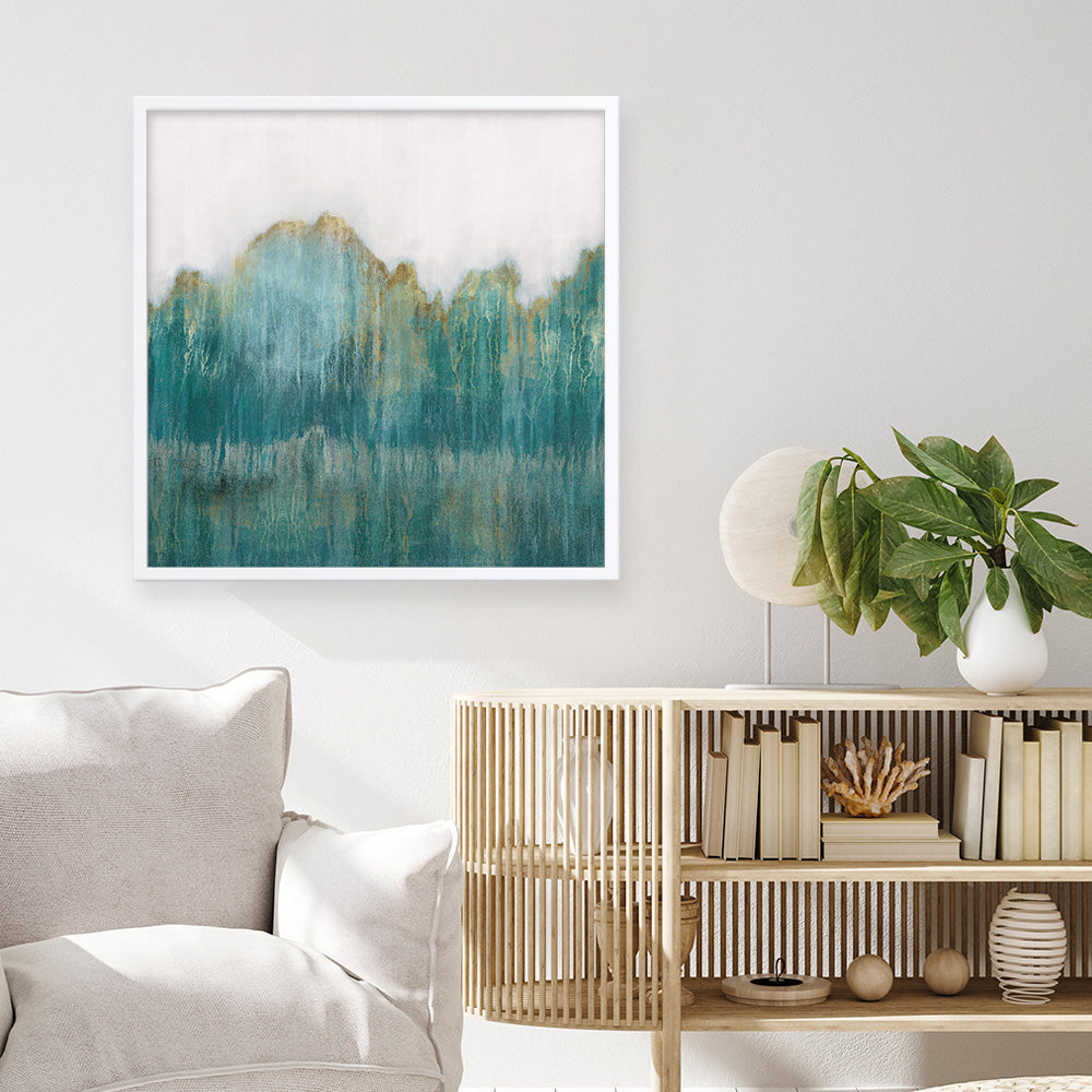 Shop Fortune I (Square) Art Print a painted abstract themed wall art print from The Print Emporium wall artwork collection - Buy Australian made fine art painting style poster and framed prints for the home and your interior decor room, TPE-PC-WS023-AP