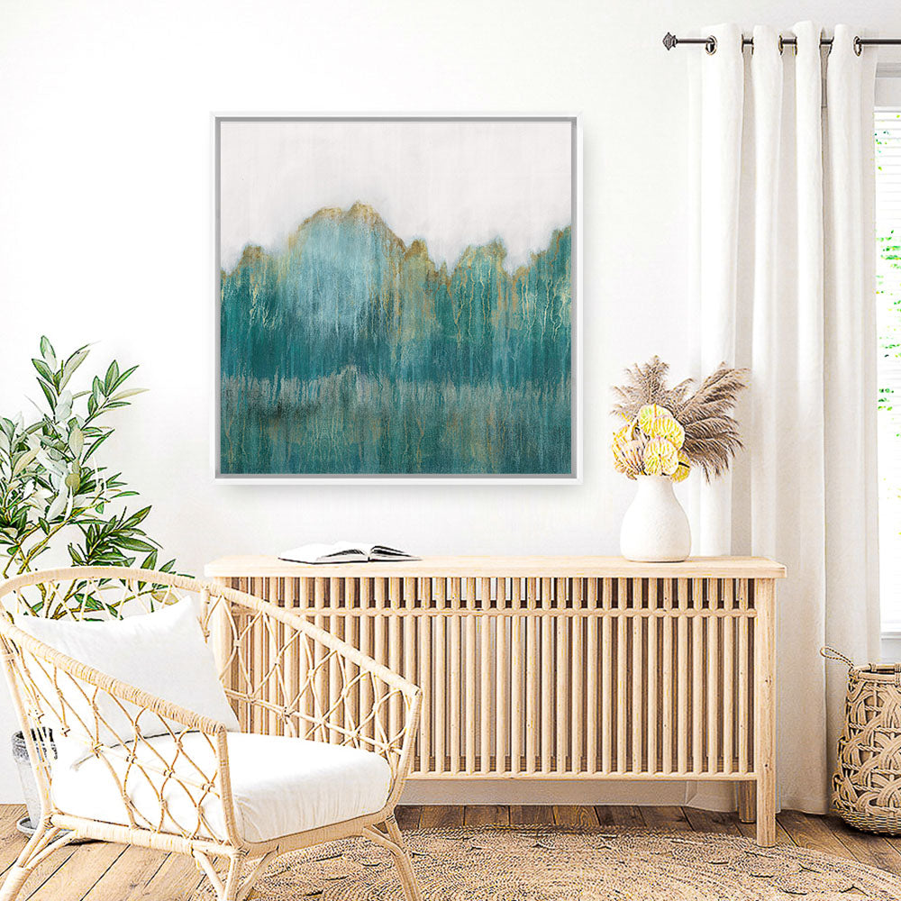 Shop Fortune I (Square) Canvas Print a painted abstract themed framed canvas wall art print from The Print Emporium artwork collection - Buy Australian made fine art painting style stretched canvas prints for the home and your interior decor space, TPE-PC-WS023-CA-40X40-NF