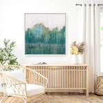 Shop Fortune I (Square) Canvas Print a painted abstract themed framed canvas wall art print from The Print Emporium artwork collection - Buy Australian made fine art painting style stretched canvas prints for the home and your interior decor space, TPE-PC-WS023-CA-40X40-NF