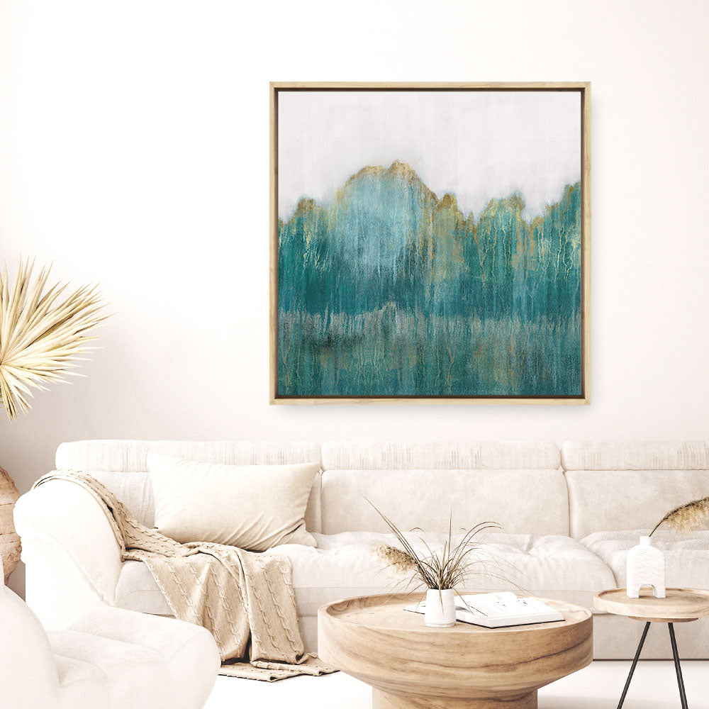 Shop Fortune I (Square) Canvas Print a painted abstract themed framed canvas wall art print from The Print Emporium artwork collection - Buy Australian made fine art painting style stretched canvas prints for the home and your interior decor space, TPE-PC-WS023-CA-40X40-NF