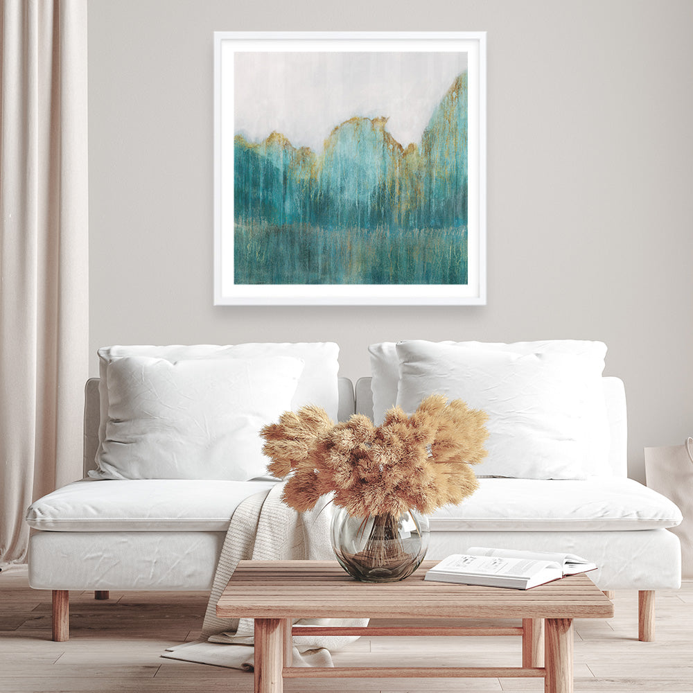 Shop Fortune II (Square) Art Print a painted abstract themed wall art print from The Print Emporium wall artwork collection - Buy Australian made fine art painting style poster and framed prints for the home and your interior decor room, TPE-PC-WS024-AP