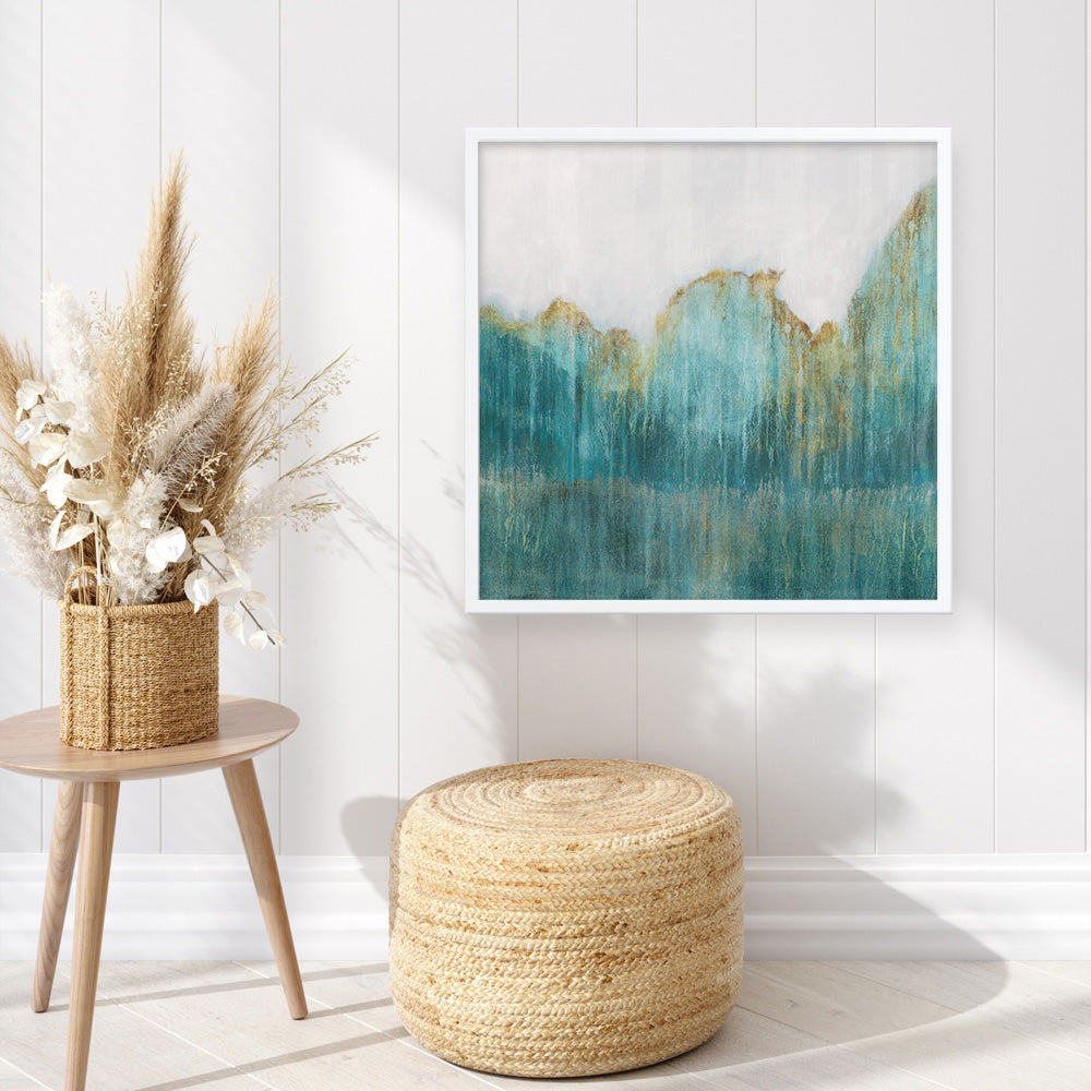 Shop Fortune II (Square) Art Print a painted abstract themed wall art print from The Print Emporium wall artwork collection - Buy Australian made fine art painting style poster and framed prints for the home and your interior decor room, TPE-PC-WS024-AP