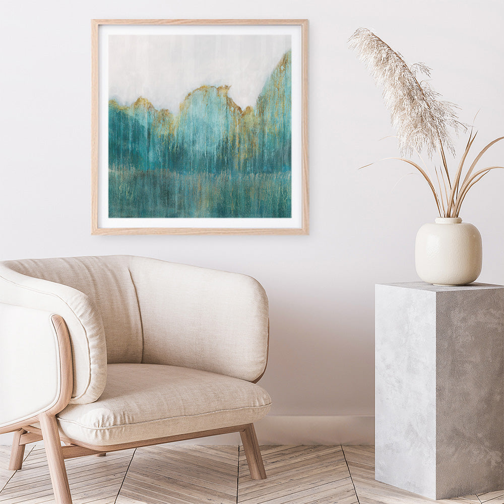 Shop Fortune II (Square) Art Print a painted abstract themed wall art print from The Print Emporium wall artwork collection - Buy Australian made fine art painting style poster and framed prints for the home and your interior decor room, TPE-PC-WS024-AP