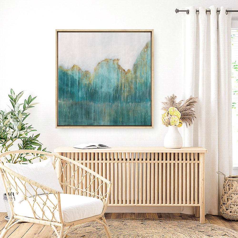 Shop Fortune II (Square) Canvas Print a painted abstract themed framed canvas wall art print from The Print Emporium artwork collection - Buy Australian made fine art painting style stretched canvas prints for the home and your interior decor space, TPE-PC-WS024-CA-40X40-NF