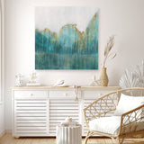Shop Fortune II (Square) Canvas Print a painted abstract themed framed canvas wall art print from The Print Emporium artwork collection - Buy Australian made fine art painting style stretched canvas prints for the home and your interior decor space, TPE-PC-WS024-CA-40X40-NF