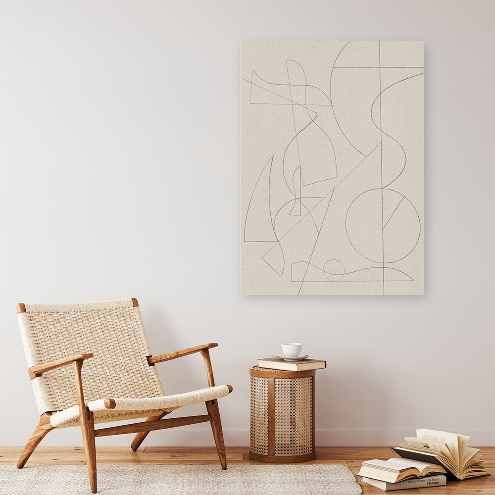 Shop Founded Canvas Print a painted abstract themed framed canvas wall art print from The Print Emporium artwork collection - Buy Australian made fine art painting style stretched canvas prints for the home and your interior decor space, TPE-DH-051-CA-35X46-NF