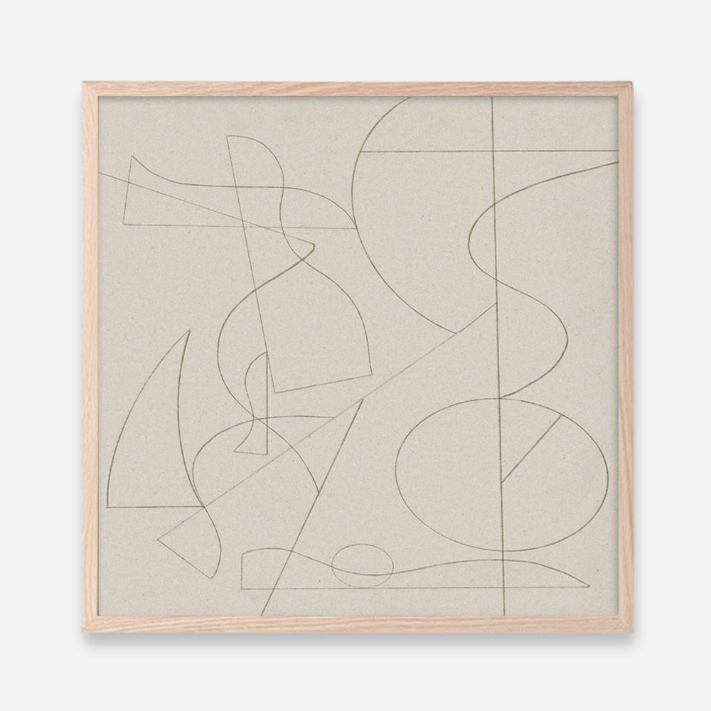 Shop Founded (Square) Art Print a painted abstract themed wall art print from The Print Emporium wall artwork collection - Buy Australian made fine art painting style poster and framed prints for the home and your interior decor room, TPE-DH-264-AP