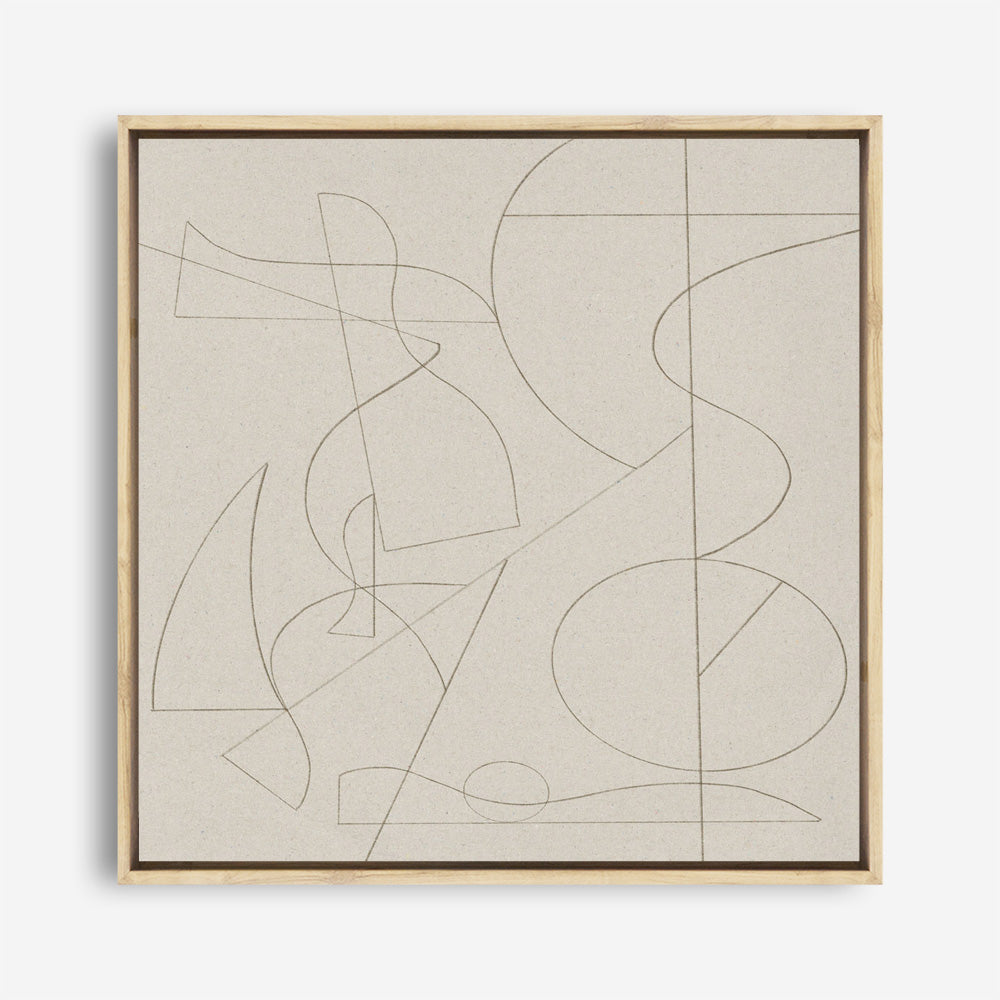 Shop Founded (Square) Canvas Print a painted abstract themed framed canvas wall art print from The Print Emporium artwork collection - Buy Australian made fine art painting style stretched canvas prints for the home and your interior decor space, TPE-DH-264-CA-40X40-NF