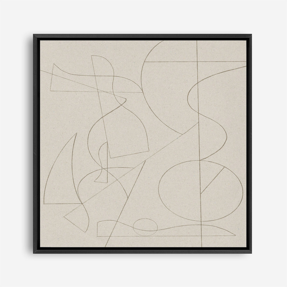 Shop Founded (Square) Canvas Print a painted abstract themed framed canvas wall art print from The Print Emporium artwork collection - Buy Australian made fine art painting style stretched canvas prints for the home and your interior decor space, TPE-DH-264-CA-40X40-NF