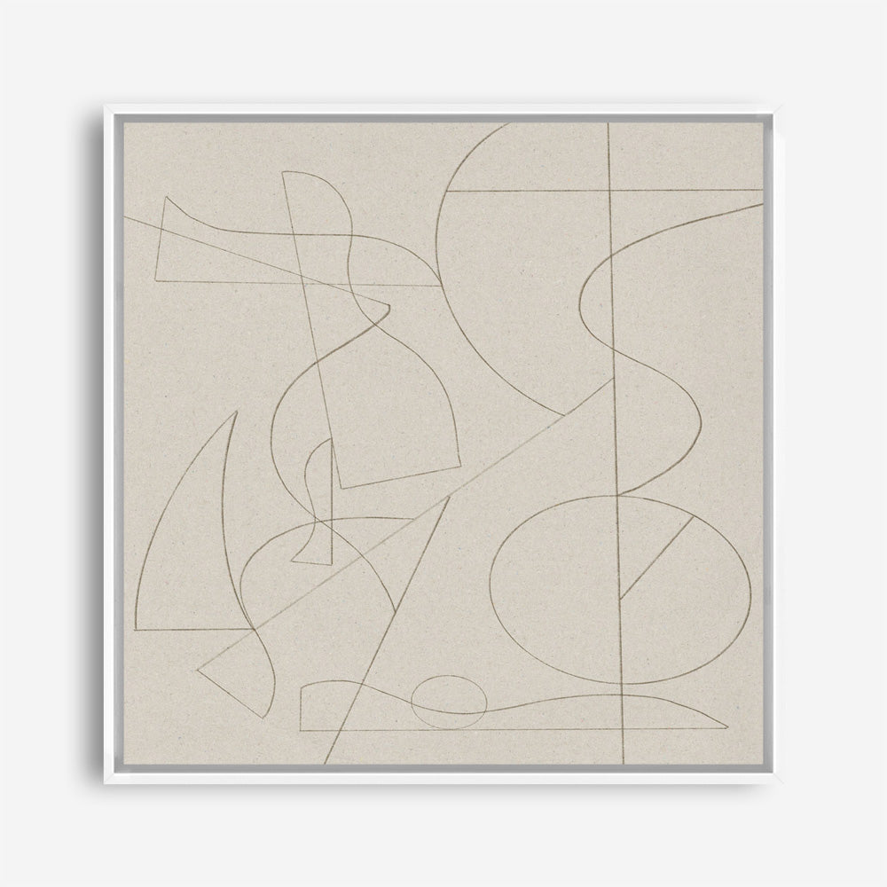 Shop Founded (Square) Canvas Print a painted abstract themed framed canvas wall art print from The Print Emporium artwork collection - Buy Australian made fine art painting style stretched canvas prints for the home and your interior decor space, TPE-DH-264-CA-40X40-NF