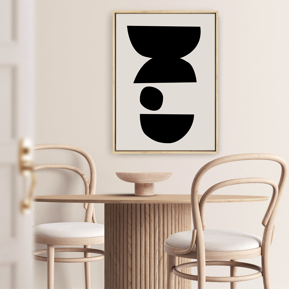 Shop Framed Movement Canvas Print a painted abstract themed framed canvas wall art print from The Print Emporium artwork collection - Buy Australian made fine art painting style stretched canvas prints for the home and your interior decor space, TPE-PC-ET079-CA-35X46-NF