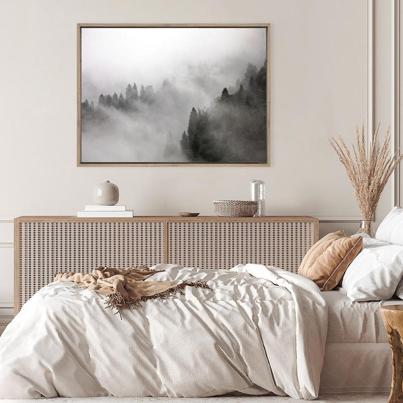 Shop Frosty Forest I Photo Canvas Print a photography framed stretched canvas print from The Print Emporium wall artwork collection - Buy Australian made prints for the home and your interior decor space, TPE-100-CA-35X46-NF
