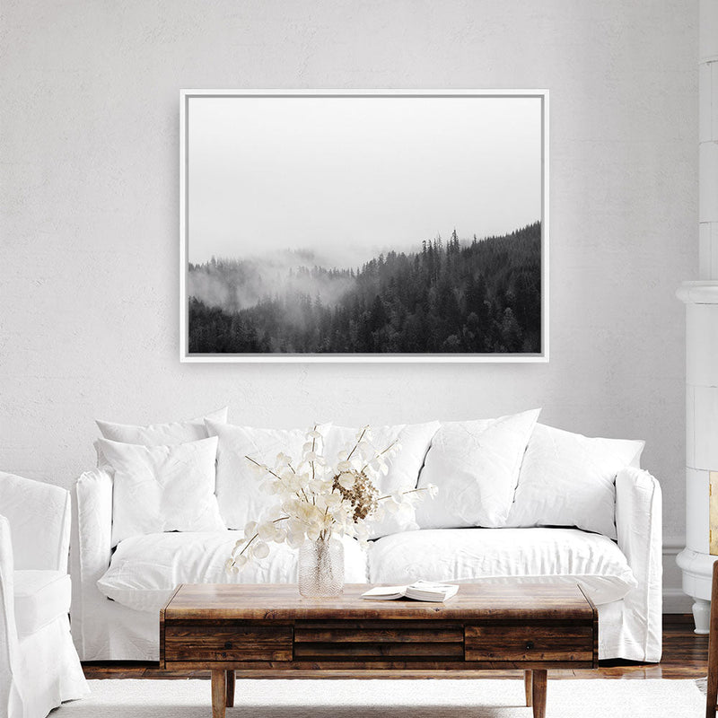Shop Frosty Forest II Photo Canvas Print a photography framed stretched canvas print from The Print Emporium wall artwork collection - Buy Australian made prints for the home and your interior decor space, TPE-101-CA-35X46-NF