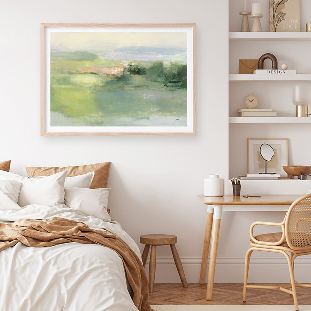 Shop Gentle World Art Print a painted abstract themed wall art print from The Print Emporium wall artwork collection - Buy Australian made fine art painting style poster and framed prints for the home and your interior decor room, TPE-WA-68558-AP