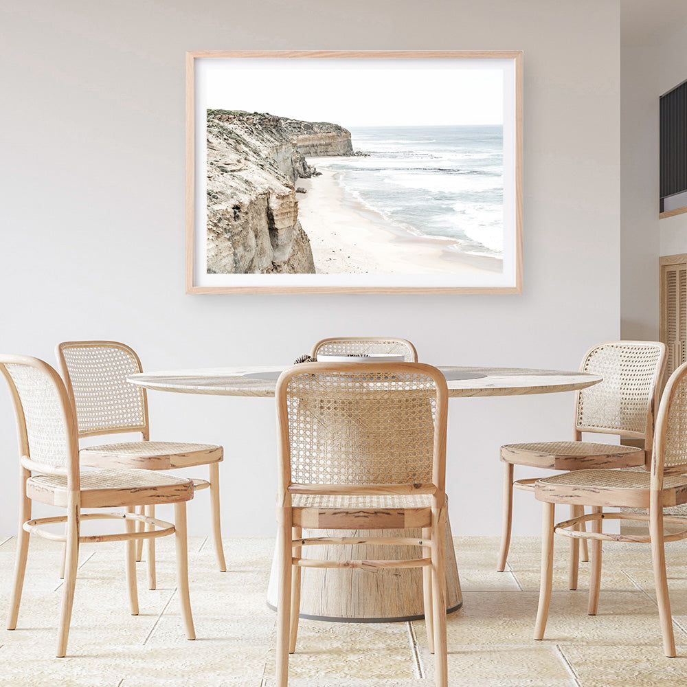 Shop Gibson Steps I Photo Art Print a coastal themed photography wall art print from The Print Emporium wall artwork collection - Buy Australian made fine art poster and framed prints for the home and your interior decor, TPE-1145-AP