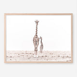 Shop Giraffes II Photo Art Print a photography wall art print from The Print Emporium wall artwork collection - Buy Australian made fine art poster and framed prints for the home and your interior decor room, TPE-710-AP