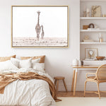 Shop Giraffes II Photo Canvas Print a photography framed stretched canvas print from The Print Emporium wall artwork collection - Buy Australian made prints for the home and your interior decor space, TPE-710-CA-35X46-NF
