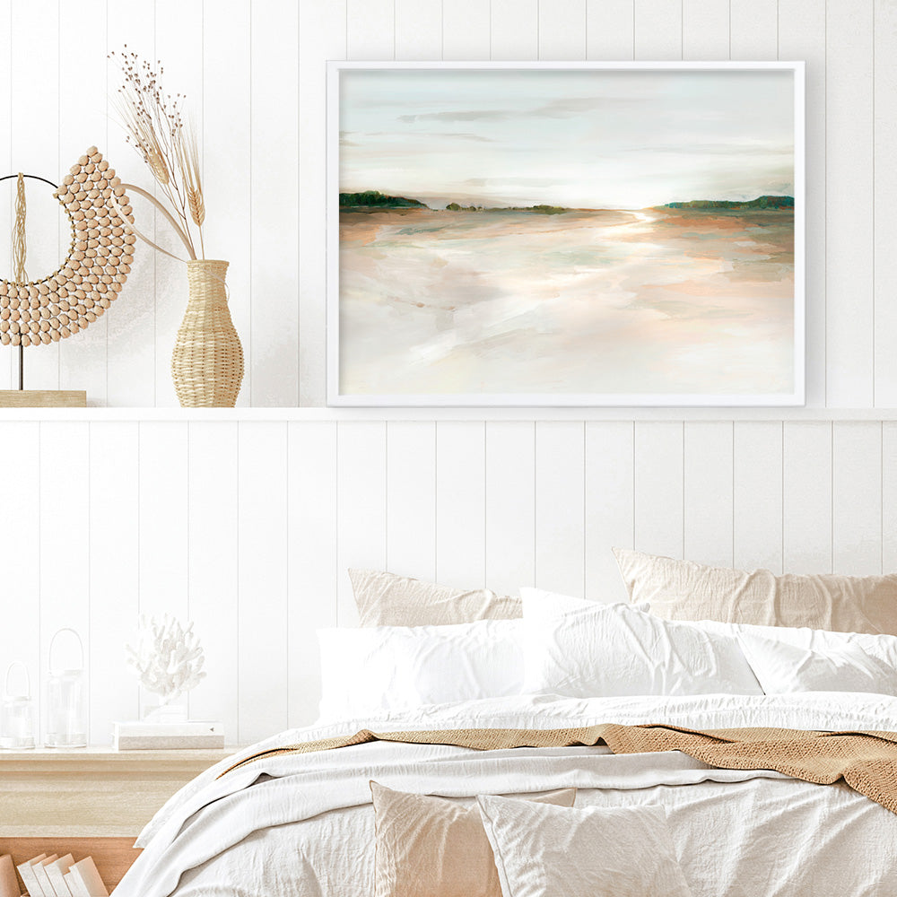 Shop Glacier Dreaming Art Print a painted abstract themed wall art print from The Print Emporium wall artwork collection - Buy Australian made fine art painting style poster and framed prints for the home and your interior decor room, TPE-PC-EZ984-AP