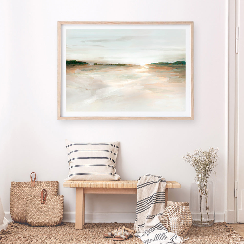 Shop Glacier Dreaming Art Print a painted abstract themed wall art print from The Print Emporium wall artwork collection - Buy Australian made fine art painting style poster and framed prints for the home and your interior decor room, TPE-PC-EZ984-AP