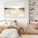 Shop Glacier Dreaming Canvas Print a painted abstract themed framed canvas wall art print from The Print Emporium artwork collection - Buy Australian made fine art painting style stretched canvas prints for the home and your interior decor space, TPE-PC-EZ984-CA-35X46-NF