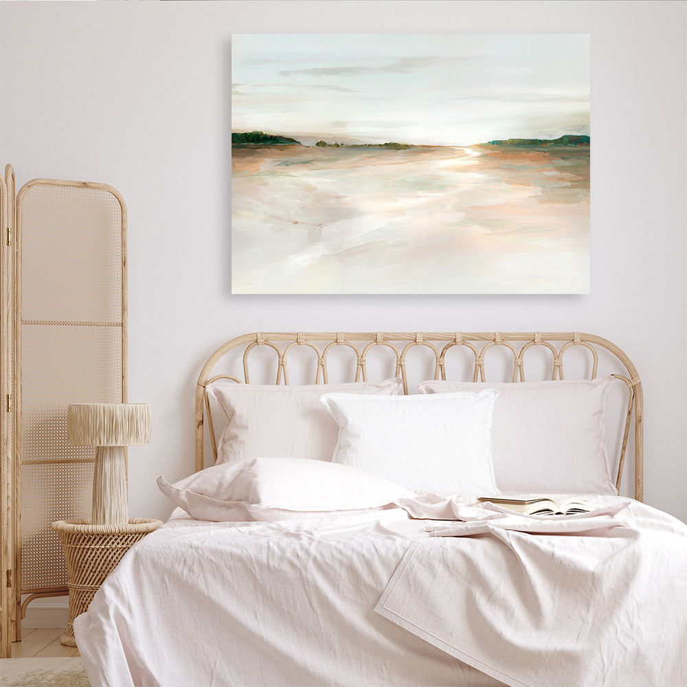 Shop Glacier Dreaming Canvas Print a painted abstract themed framed canvas wall art print from The Print Emporium artwork collection - Buy Australian made fine art painting style stretched canvas prints for the home and your interior decor space, TPE-PC-EZ984-CA-35X46-NF