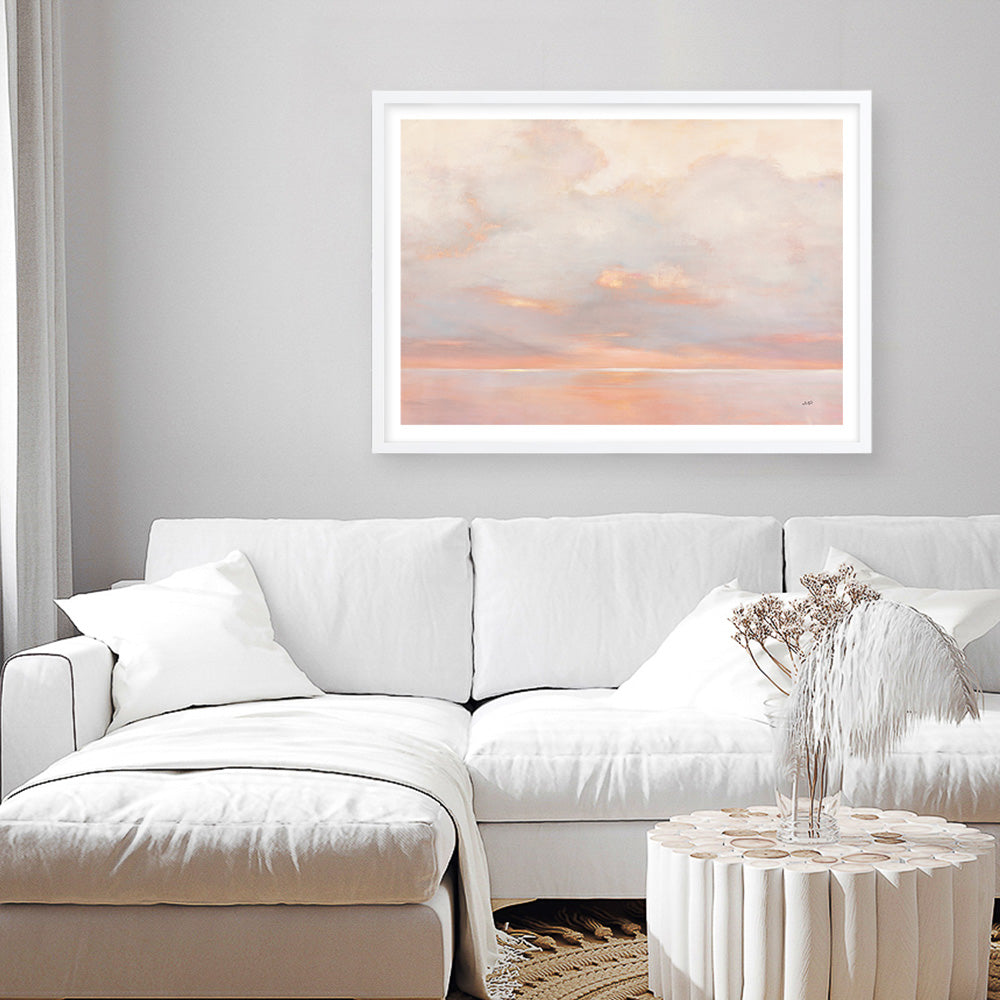 Shop Glint on the Horizon Art Print a painted abstract themed wall art print from The Print Emporium wall artwork collection - Buy Australian made fine art painting style poster and framed prints for the home and your interior decor room, TPE-WA-75429-AP
