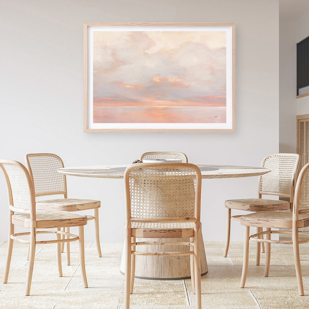 Shop Glint on the Horizon Art Print a painted abstract themed wall art print from The Print Emporium wall artwork collection - Buy Australian made fine art painting style poster and framed prints for the home and your interior decor room, TPE-WA-75429-AP