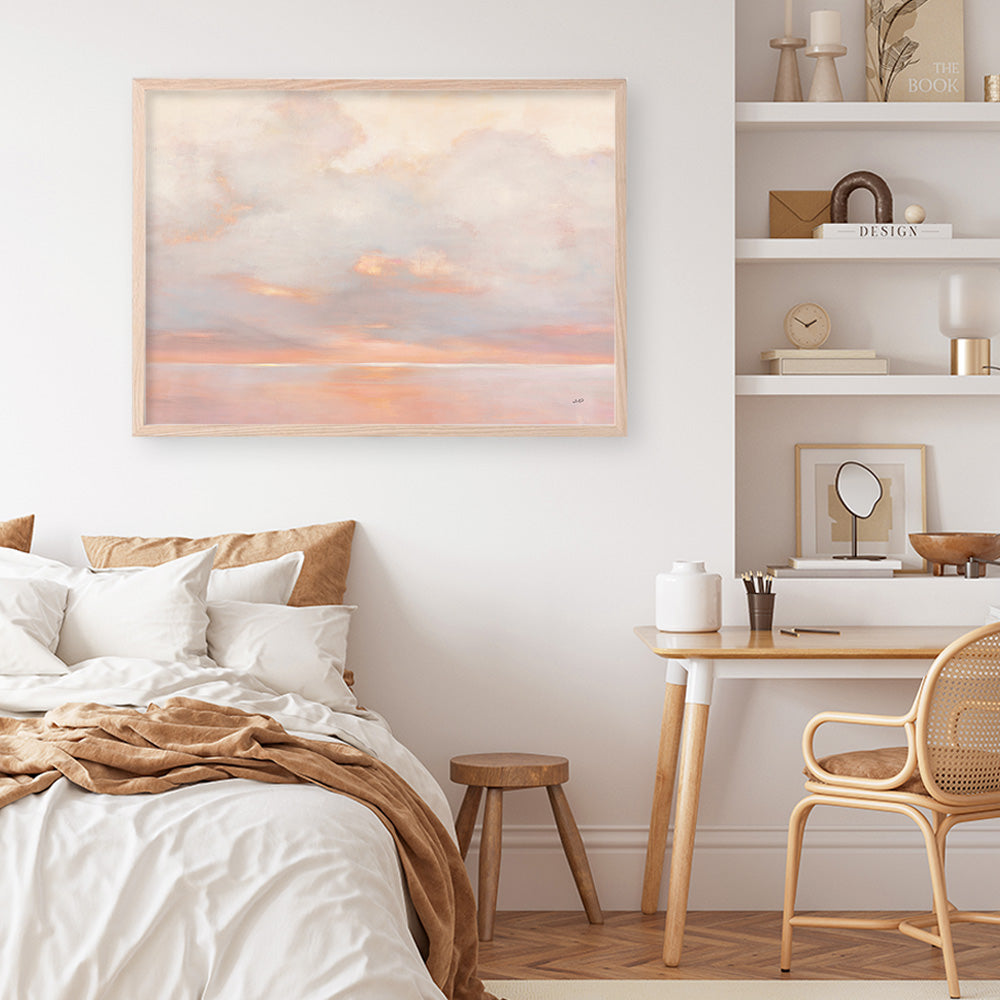 Shop Glint on the Horizon Art Print a painted abstract themed wall art print from The Print Emporium wall artwork collection - Buy Australian made fine art painting style poster and framed prints for the home and your interior decor room, TPE-WA-75429-AP