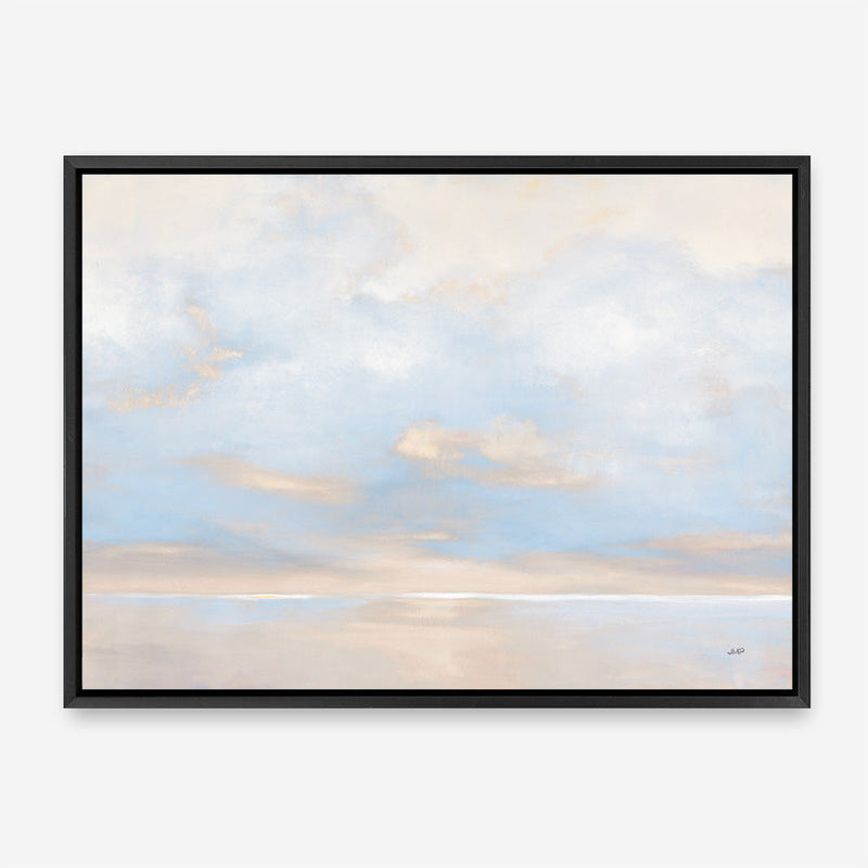 Shop Glint on the Horizon Blue Canvas Print a painted abstract themed framed canvas wall art print from The Print Emporium artwork collection - Buy Australian made fine art painting style stretched canvas prints for the home and your interior decor space, TPE-WA-75933-CA-35X46-NF
