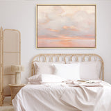 Shop Glint on the Horizon Canvas Print a painted abstract themed framed canvas wall art print from The Print Emporium artwork collection - Buy Australian made fine art painting style stretched canvas prints for the home and your interior decor space, TPE-WA-75429-CA-35X46-NF