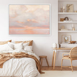 Shop Glint on the Horizon Canvas Print a painted abstract themed framed canvas wall art print from The Print Emporium artwork collection - Buy Australian made fine art painting style stretched canvas prints for the home and your interior decor space, TPE-WA-75429-CA-35X46-NF