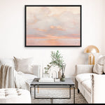 Shop Glint on the Horizon Canvas Print a painted abstract themed framed canvas wall art print from The Print Emporium artwork collection - Buy Australian made fine art painting style stretched canvas prints for the home and your interior decor space, TPE-WA-75429-CA-35X46-NF