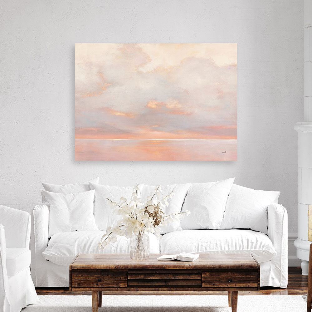 Shop Glint on the Horizon Canvas Print a painted abstract themed framed canvas wall art print from The Print Emporium artwork collection - Buy Australian made fine art painting style stretched canvas prints for the home and your interior decor space, TPE-WA-75429-CA-35X46-NF