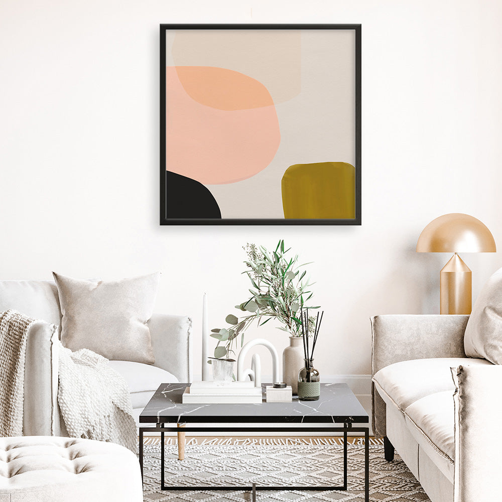 Shop Gloop (Square) Art Print a painted abstract themed wall art print from The Print Emporium wall artwork collection - Buy Australian made fine art painting style poster and framed prints for the home and your interior decor room, TPE-DH-277-AP