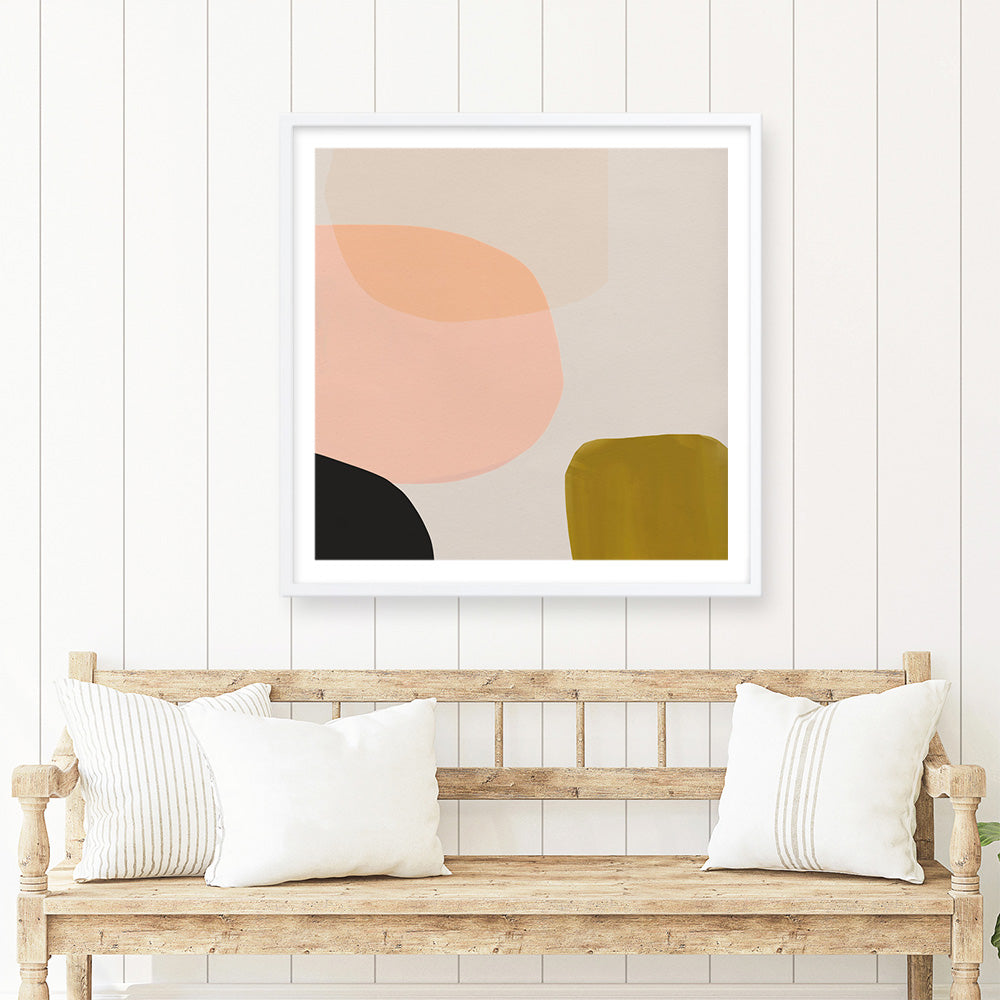 Shop Gloop (Square) Art Print a painted abstract themed wall art print from The Print Emporium wall artwork collection - Buy Australian made fine art painting style poster and framed prints for the home and your interior decor room, TPE-DH-277-AP