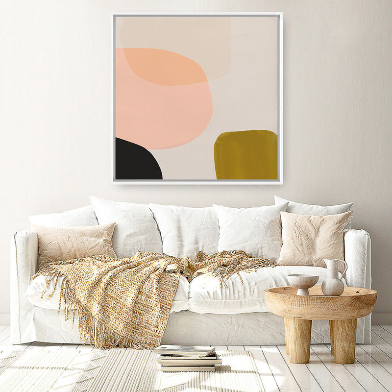 Shop Gloop (Square) Canvas Print a painted abstract themed framed canvas wall art print from The Print Emporium artwork collection - Buy Australian made fine art painting style stretched canvas prints for the home and your interior decor space, TPE-DH-277-CA-40X40-NF