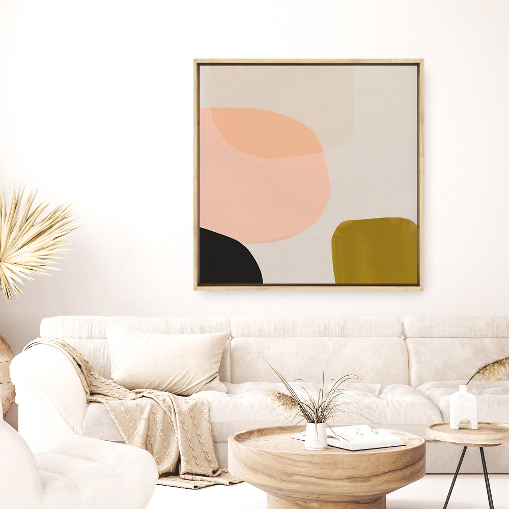 Shop Gloop (Square) Canvas Print a painted abstract themed framed canvas wall art print from The Print Emporium artwork collection - Buy Australian made fine art painting style stretched canvas prints for the home and your interior decor space, TPE-DH-277-CA-40X40-NF